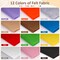 12 Rolls 8"x35"(20.5x90cm) 1.4mm Thick Soft Felt Fabric Sheet 12 Assorted Colors Felt Pack for DIY Craft Sewing Squares Nonwoven Patchwork